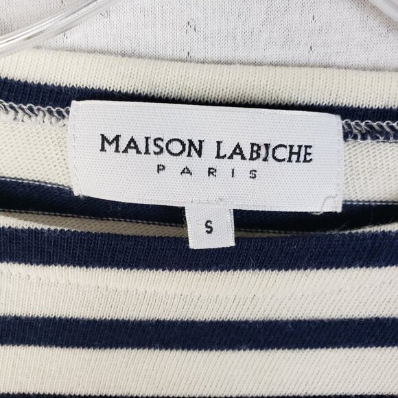 Maison Labiche Sailor Shirt Wild Thing Gold Embroidery size S Cotton Nautical - Picture 4 of 11